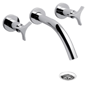 GRIFERIA PARA LAVATORIO PARED CIERRE CERAMICO FV TRIADES 0203/C3-CR