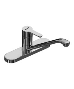 GRIFERIA MONOCOMANDO PARA COCINA MESADA CON BASE │PIAZZA EMBLEM 10015│