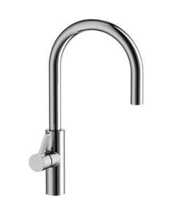 GRIFERIA MONOCOMANDO PARA COCINA MESADA PICO ALTO CON AIREADOR │PIAZZA KITCHEN PRO 10314│