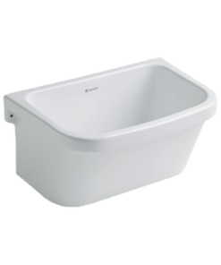 PILETA LAVADERO CLASICA DE PORCELANA CON FREGADERO 250X510 |FERRUM PLK-B|