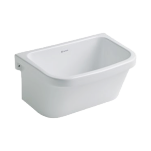 PILETA LAVADERO CLASICA DE PORCELANA CON FREGADERO 250X510 |FERRUM PLK-B|
