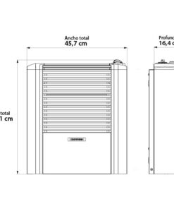 Alternative view of CALEFACTOR PELTRE ACERO MINI ST 5000C. COPPENS|C50