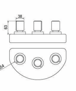 Alternative view of GRIFERIA PARA BIDET CON TRANSFERENCIA DOMANI │PIAZZA 31004 CR│