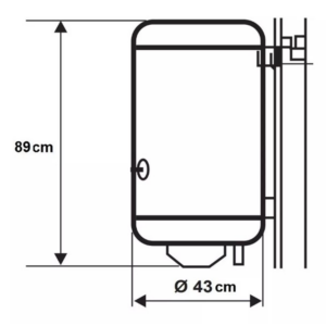 Alternative view of TERMOTANQUE ELECTRICO ECOTERMO 70 LITROS |TECO10S070│