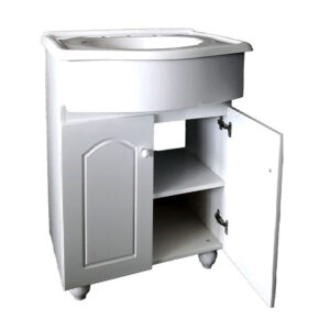 Alternative view of VANITORY CLASICO 60 CM CON BACHA MARMOLINA CON PUERTAS