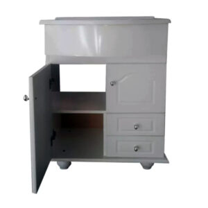 Alternative view of VANITORY CLASICO 60 CM CON BACHA MARMOLINA CON PUERTAS Y CAJONES