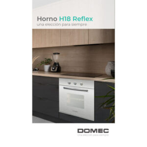 Alternative view of HORNO DOMEC EMPOTRAR MULTIGAS 60CM GRILL ELECTRICO  H18 REFLEX