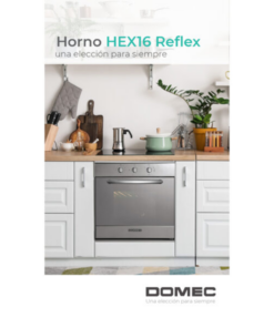 Alternative view of HORNO DOMEC EMPOTRAR ELECTRICO 60 CM ACERO ELETROLITICO HEX16 REFLEX