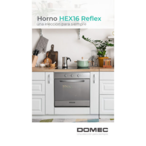 Alternative view of HORNO DOMEC EMPOTRAR ELECTRICO 60 CM ACERO ELETROLITICO HEX16 REFLEX