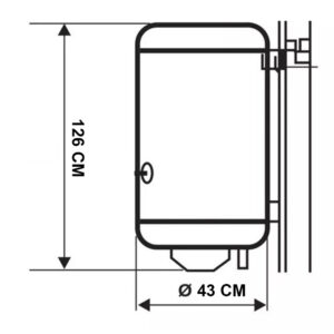 Alternative view of TERMOTANQUE 60 LITROS THERMOMAX GAS NATURAL |ECOTERMO TECO4NS060│
