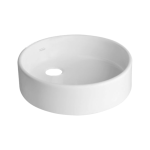 BACHA DE APOYO REDONDA FERRUM TORI 36,5X11,5 CM-BLANCO |L329K-B|