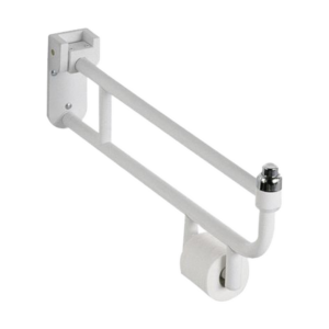 BARRAL REBATIBLE 80CM CON PORTARROLLO PARA PERSONAS CON MOVILIDAD REDUCIDA - FERRUM
