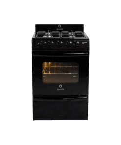 COCINA  56CM  ESCORIAL STYLE BLACK 4H|MASST56N| NE