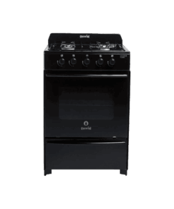 COCINA  56CM  ESCORIAL MASTER4H MULTIGAS NEGRA -