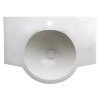 LAVATORIO DE 1 AGUJERO 65 CENTIMETROS BLANCO FERRUM MARINA | LH61J-B |