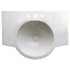 LAVATORIO DE 3 AGUJEROS 65 CENTIMETROS BLANCO FERRUM MARINA | LH63J-B |