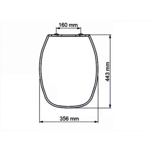 Alternative view of TAPA INODORO ROCA MONACO BLANCA CON CAIDA AMORTIGUADA|1065260001200│