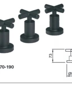 Alternative view of GRIFERIA PARA BIDET CIERRE CERAMICO PEIRANO BLACK VELVET 70-190