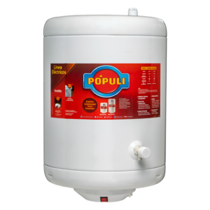 TERMOTANQUE POPULI 53 LITROS 1400 WATTS CARGA-INFERIOR | ECOTERMO TPOP70l053│