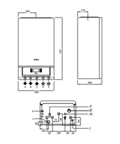 Alternative view of PEISA CALDERA SUMMA CONDENSACION 24KW DS