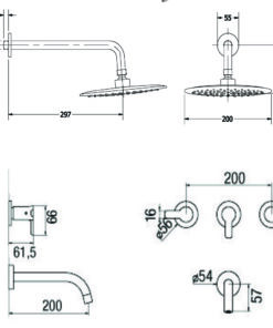 Alternative view of GRIFERIA PARA DUCHA CON TRANSFERENCIA CIERRE CERAMICO │ PIAZZA LOGOS 22306 │