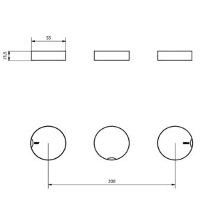 Alternative view of GRIFERIA PARA BIDET CON TRANSFERENCIA CIERRE CERAMICO │ PIAZZA LOUNGE STEEL 22604 │