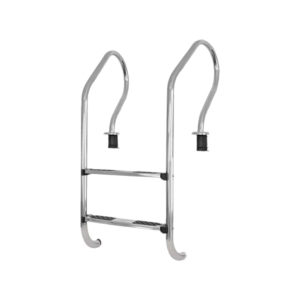 ESCALERA PARA PISCINA 2 ESCALONES CON ANCLAJE EN ACERO INOXIDABLE │ VULCANO 030608 │