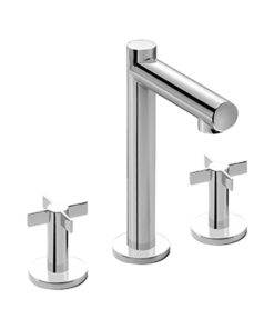 GRIFERIA PARA LAVATORIO MESADA CROMADA CIERRE CERAMICO │ PIAZZA GUILTY CRUZ 22401 │