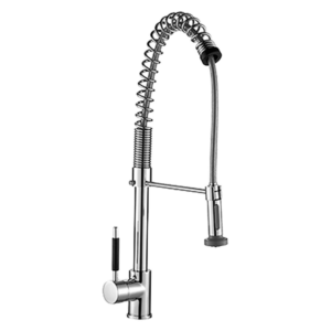 GRIFERIA MONOCOMANDO PARA COCINA MESADA CON ROCIADOR EXTERIOR CROMO │ PIAZZA GOURMET 10308 │