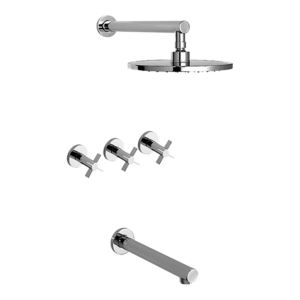 GRIFERIA PARA DUCHA CON TRANSFERENCIA CIERRE CERAMICO │ PIAZZA GUILTY CRUZ 22406 │