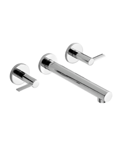 GRIFERIA PARA LAVATORIO PARED CROMADA CIERRE CERAMICO │ PIAZZA GUILTY LEVER 22503 │