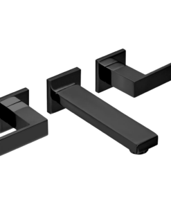 GRIFERIA PARA LAVATORIO PARED NEGRO CIERRE CERAMICO │ PIAZZA LEVEL 21203NE │