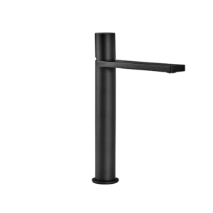 GRIFERIA MONOCOMANDO PARA LAVATORIO MESADA PICO ALTO NEGRA │ PIAZZA LOUNGE 10702 │