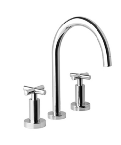 GRIFERIA PARA LAVATORIO CROMADO CIERRE CERAMICO │ PIAZZA NOVARA 21001 │