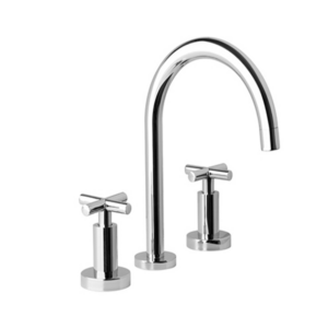 GRIFERIA PARA LAVATORIO CROMADO CIERRE CERAMICO │ PIAZZA NOVARA 21001 │