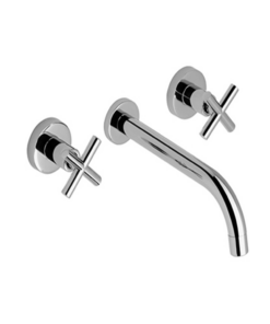 GRIFERIA PARA LAVATORIO PARED CROMO CIERRE CERAMICO │ PIAZZA NOVARA 21003 │