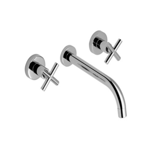 GRIFERIA PARA LAVATORIO PARED CROMO CIERRE CERAMICO │ PIAZZA NOVARA 21003 │