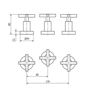 Alternative view of GRIFERIA PARA BIDET CROMO CIERRE CERAMICO │ PIAZZA NOVARA 21004 │
