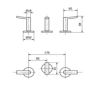 Alternative view of GRIFERIA PARA BIDET CIERRE CERAMICO │ PIAZZA MIND 21404 │