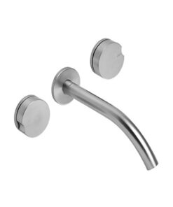 GRIFERIA PARA LAVATORIO PARED CIERRE CERAMICO │ PIAZZA LOUNGE STEEL 22603 │