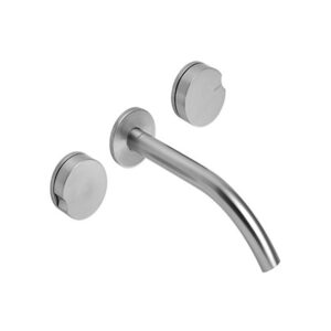 GRIFERIA PARA LAVATORIO PARED CIERRE CERAMICO │ PIAZZA LOUNGE STEEL 22603 │