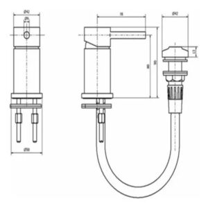 Alternative view of GRIFERIA PARA BIDET CON TRANSFERENCIA│ PIAZZA SENSUS 10824GF │