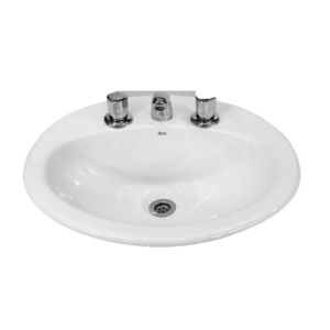 LAVATORIO DE PORCELANA DE ENCIMERA, 3 ORIFICIOS | A1410110003200