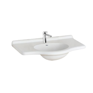 LAVATORIO FERRUM LIMOGES 85 CM 1 AGUJERO BLANCO | LI81F-B