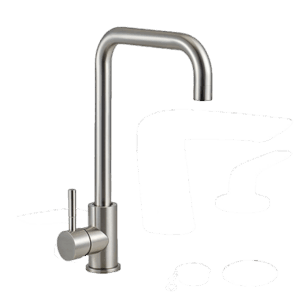 Monocomando para Cocina Hausag – Grifería Cromada de Diseño Moderno