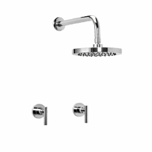 Grifería Ducha Embutir Peirano Adra 81-166 – Bicomando con Cierre Cerámico y Acabado Cromado