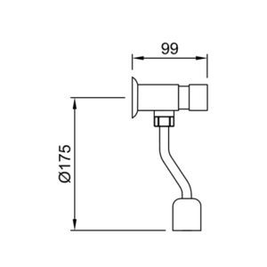 Alternative view of Grifería Peirano Tecno 04-010 Lavatorio