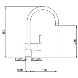 Alternative view of Grifería Peirano Marbella Mo. 20-121