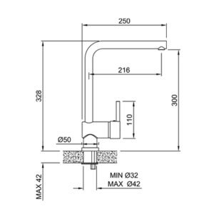 Alternative view of Grifería Peirano Santander Mo. 20-135