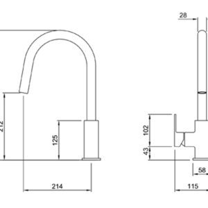 Alternative view of Grifería Peirano Vigo Mo. 30-132